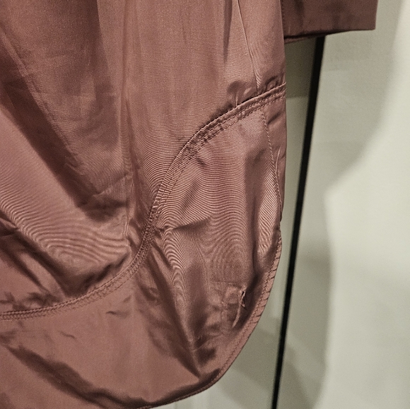 ATHLETA Petite Drip Drop Light Weight Water-Resistant Wind-Resistant Long Jacket - Picture 12 of 13